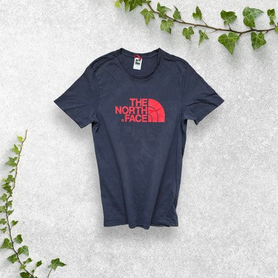 The North Face Navy Red Logo T-Shirt Small S