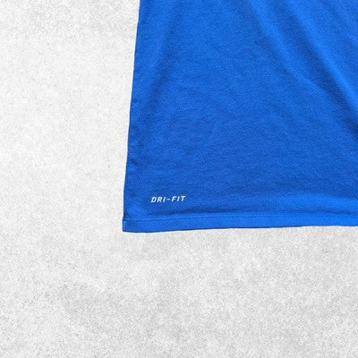 Nike Dri-Fit Crew Neck T-Shirt – Blue – Size XL Sku: MT 01