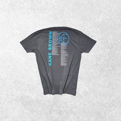 Kane Brown Tour T-Shirt Black Graphic Tee Size XL