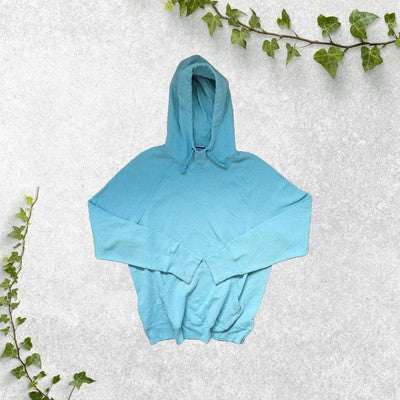 Champion Women's High Neck Hoodie Light Blue