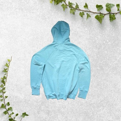 Champion Women's High Neck Hoodie Light Blue