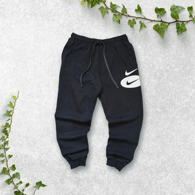 Nike Double Swoosh Black Joggers – Size L (W30”)