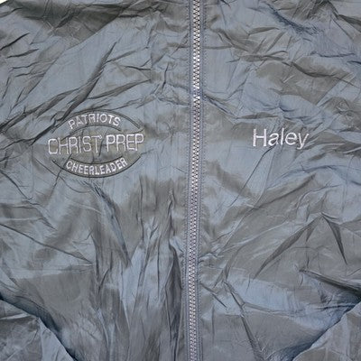 Champion Christ Prep Patriots Cheerleader Windbreaker Jacket "Haley" Size Small
