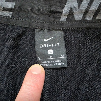 Nike Dri-FIT Joggers Black Small S | Sportswear Track Pants Gym Trousers
