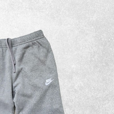 Nike Grey Joggers Size S Small Cuffed Sweatpants Cotton Blend W28 L27
