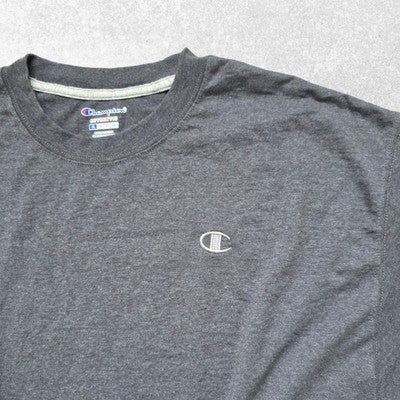 Champion Authentic Athletic Short Sleeve Logo T-shirt Grey Men's Size XL