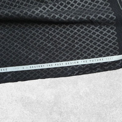 Nike Sportswear Black Patterned Athletic Cut Tee - Size L
