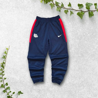 Nike Dri-Fit Joggers Navy & Red Small S W26” Inseam 29” Bulldogs Logo