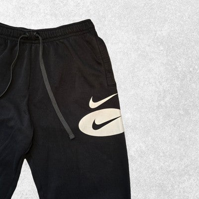 Nike Double Swoosh Black Joggers β Size L (W30β)