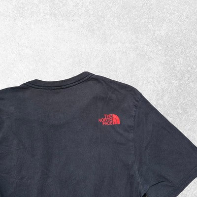 The North Face Navy Red Logo T-Shirt Small S