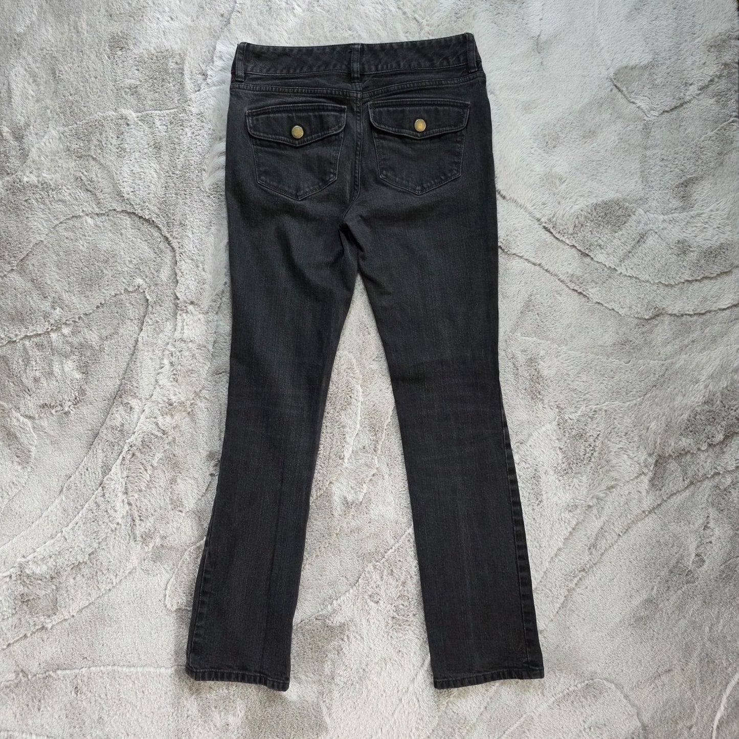 Lauren Ralph Lauren Black Stretch Denim Jeans US 2 (UK 6) W29 L30 Straight Leg