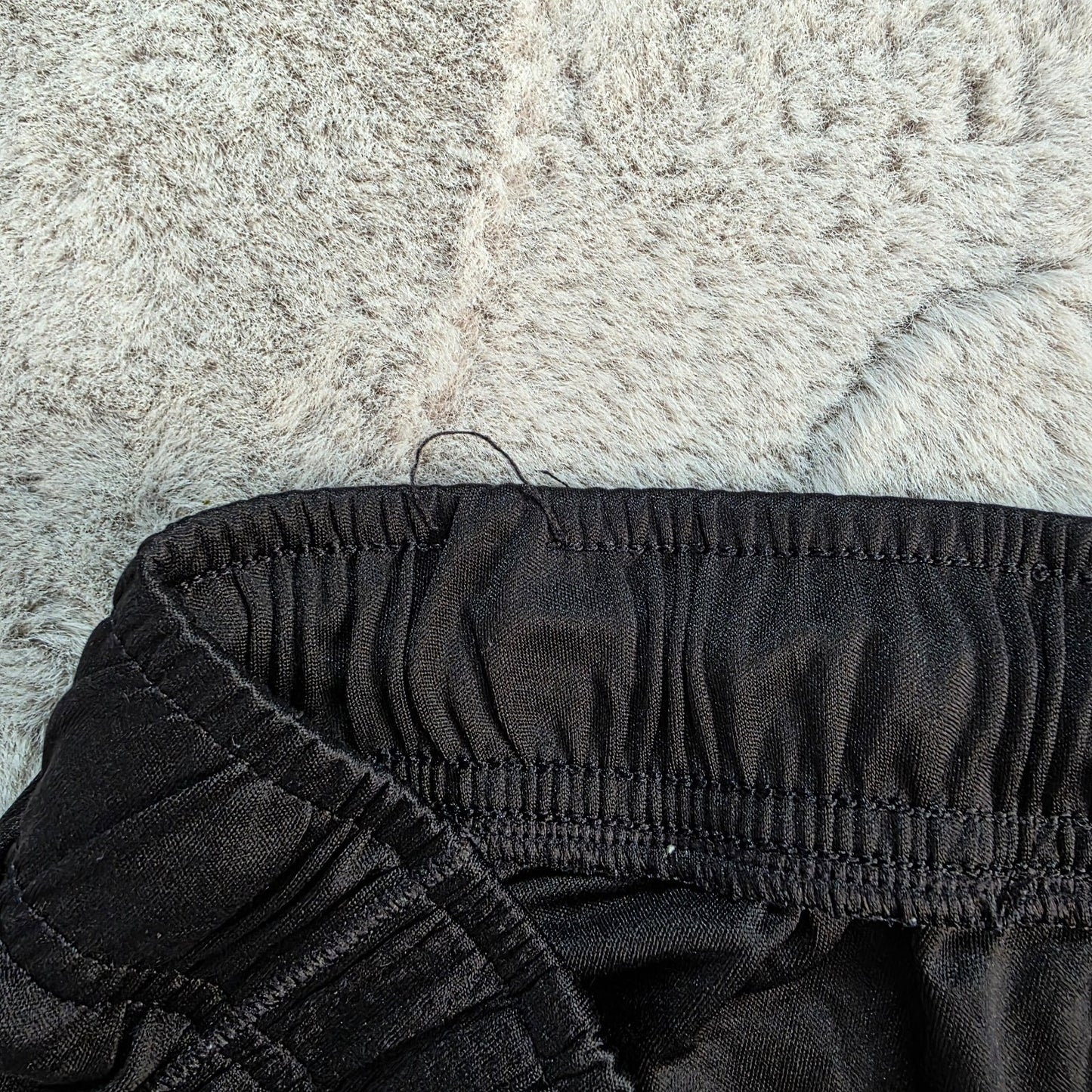 Fila Black Sports Shorts Size M W28 Made in Vietnam Mesh Panel Gymwear