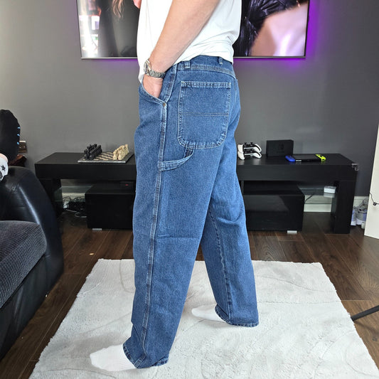 Wrangler Carpenter Jeans 94LSWDV Blue Straight Leg W36 L32 Men’s Nicaragua