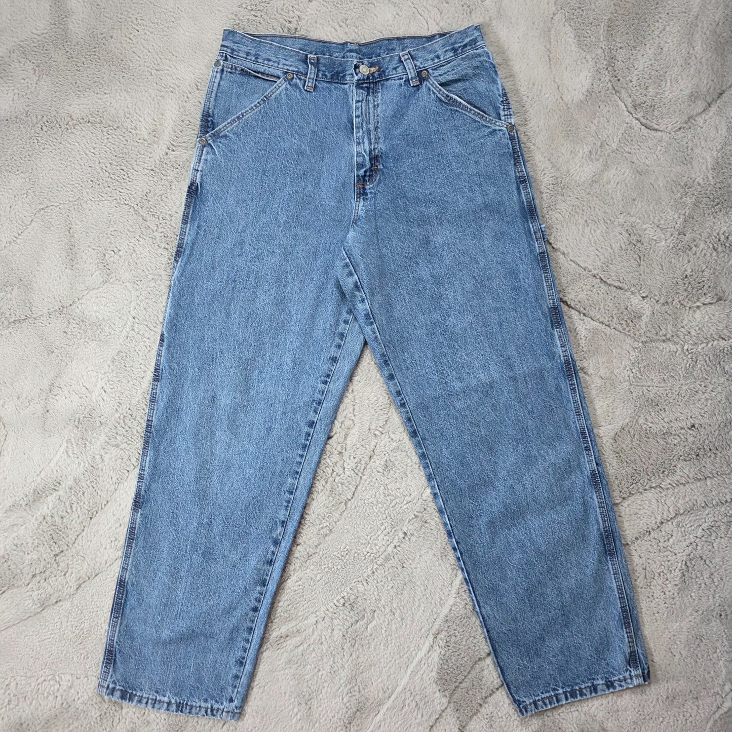 Wrangler Carpenter Jeans 94LSWVD 94LWPVD Blue Straight Leg W30 L30 Men’s Mexico