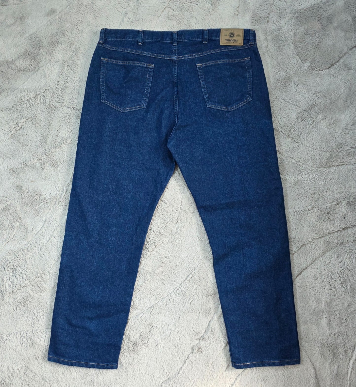 Wrangler Regular Fit Straight Leg Blue Jeans W40 L30 β Made in Mexico US Fabric