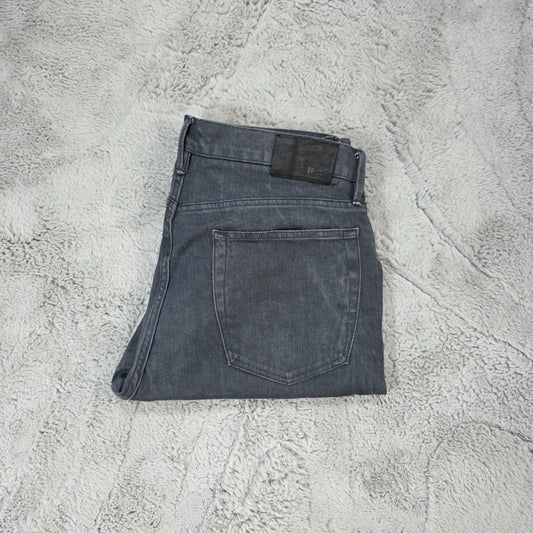 Polo Ralph Lauren Straight Leg Grey Jeans W36 L32 Men's 99% Cotton Made in Egypt