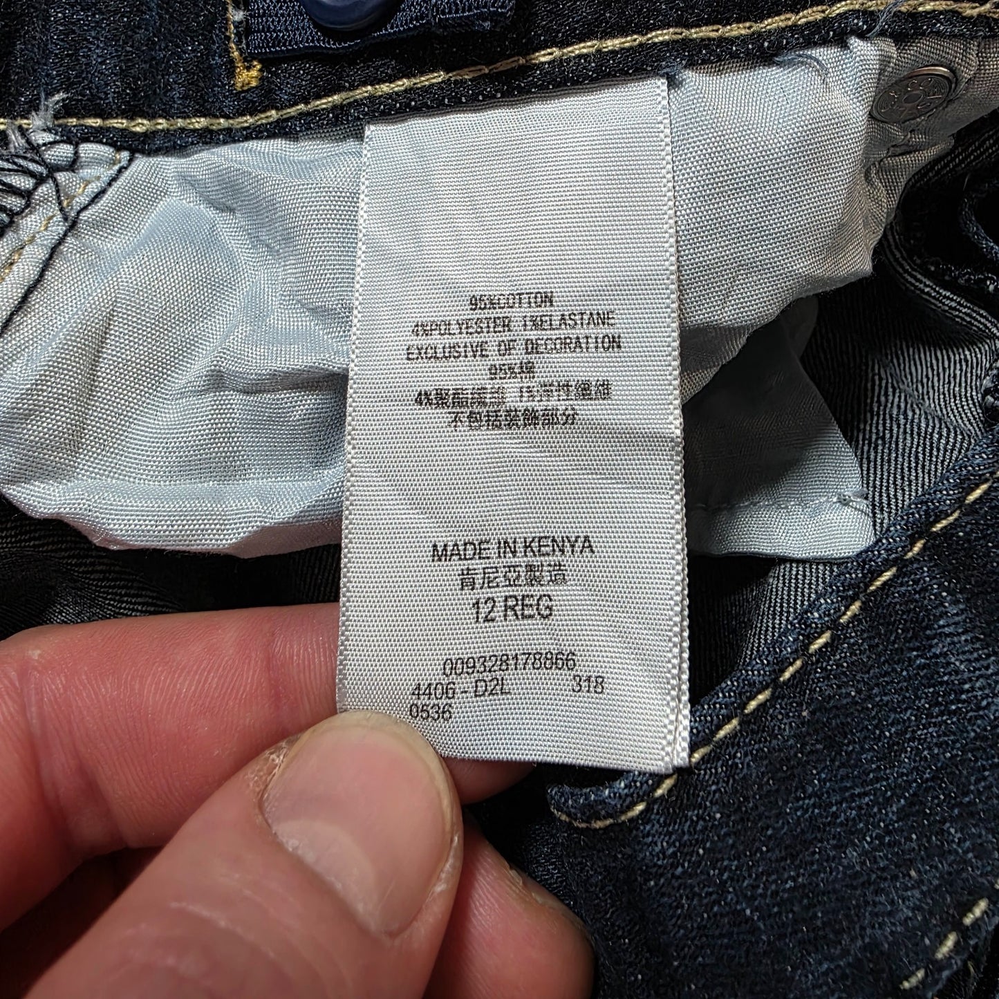 Levi’s Girlfriend Jeans Kids Size 12 W25 L27 Blue Distressed Denim Skinny Youth
