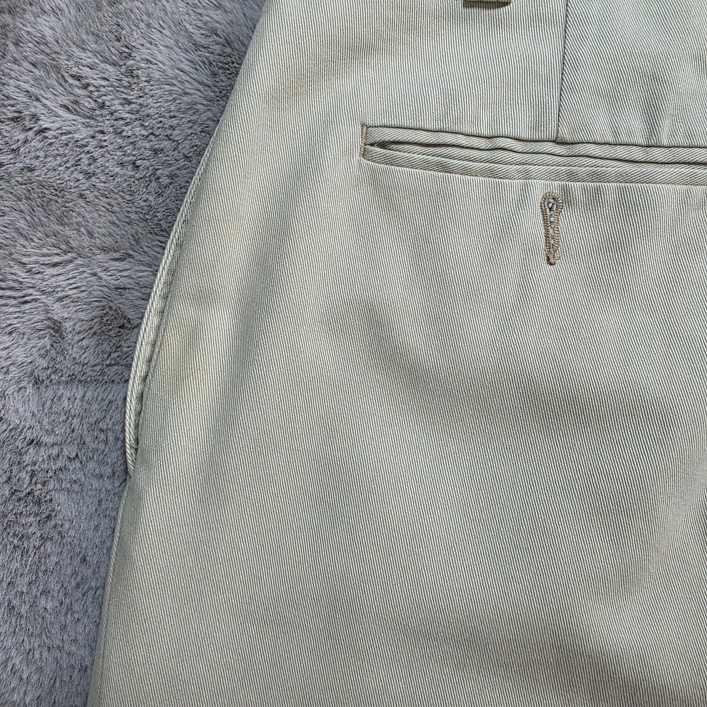 Lauren Ralph Lauren Beige Cotton Pleated Trousers W38 L32 Classic Fit Chino Smar