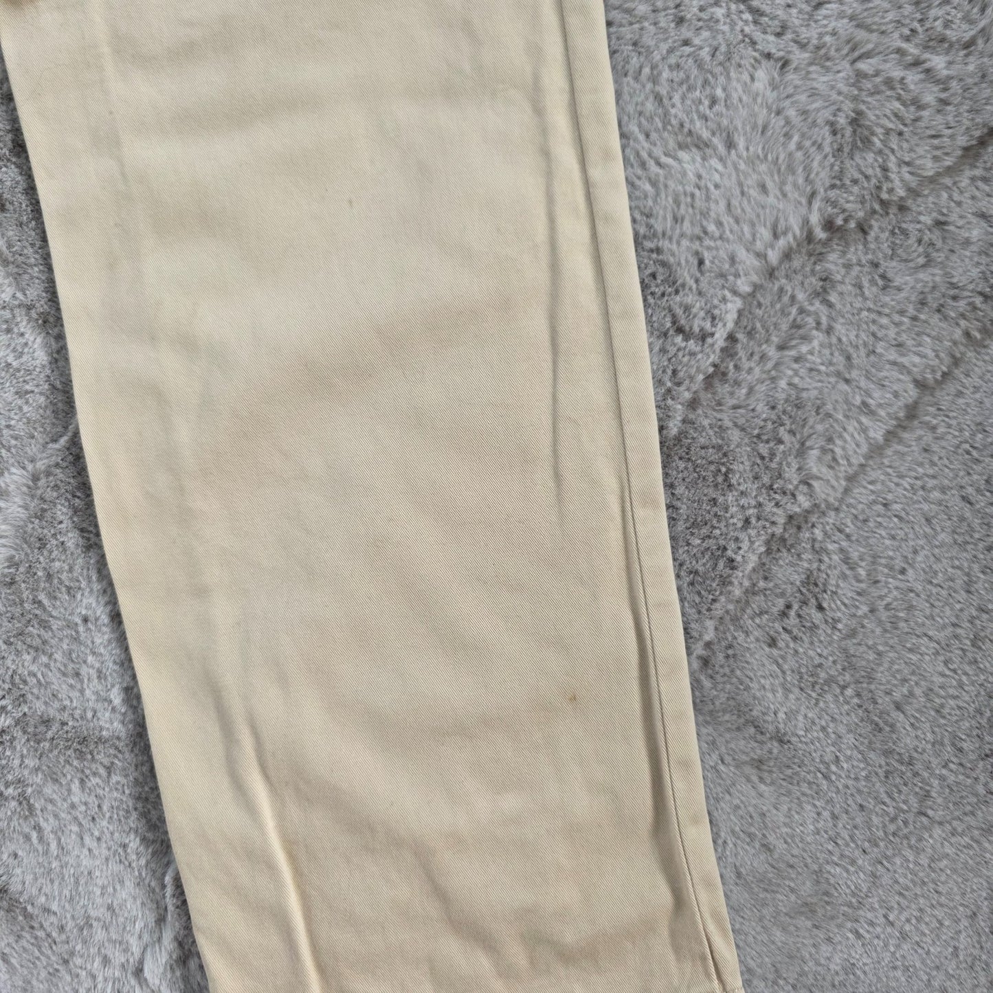Lauren Jeans Co Ralph Lauren Beige Straight Leg Jeans W32 L29 US 8 100% Cotton