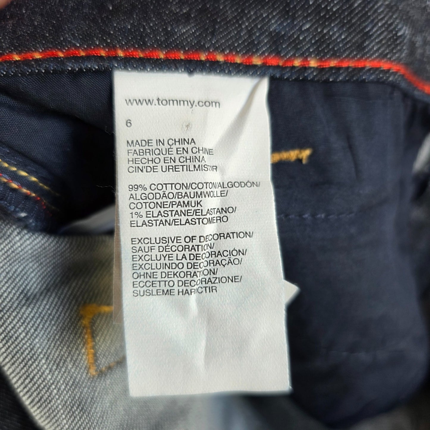 Tommy Hilfiger Women’s Crop Jeans W31 L27.5 (UK 12–14) Blue Stretch Denim