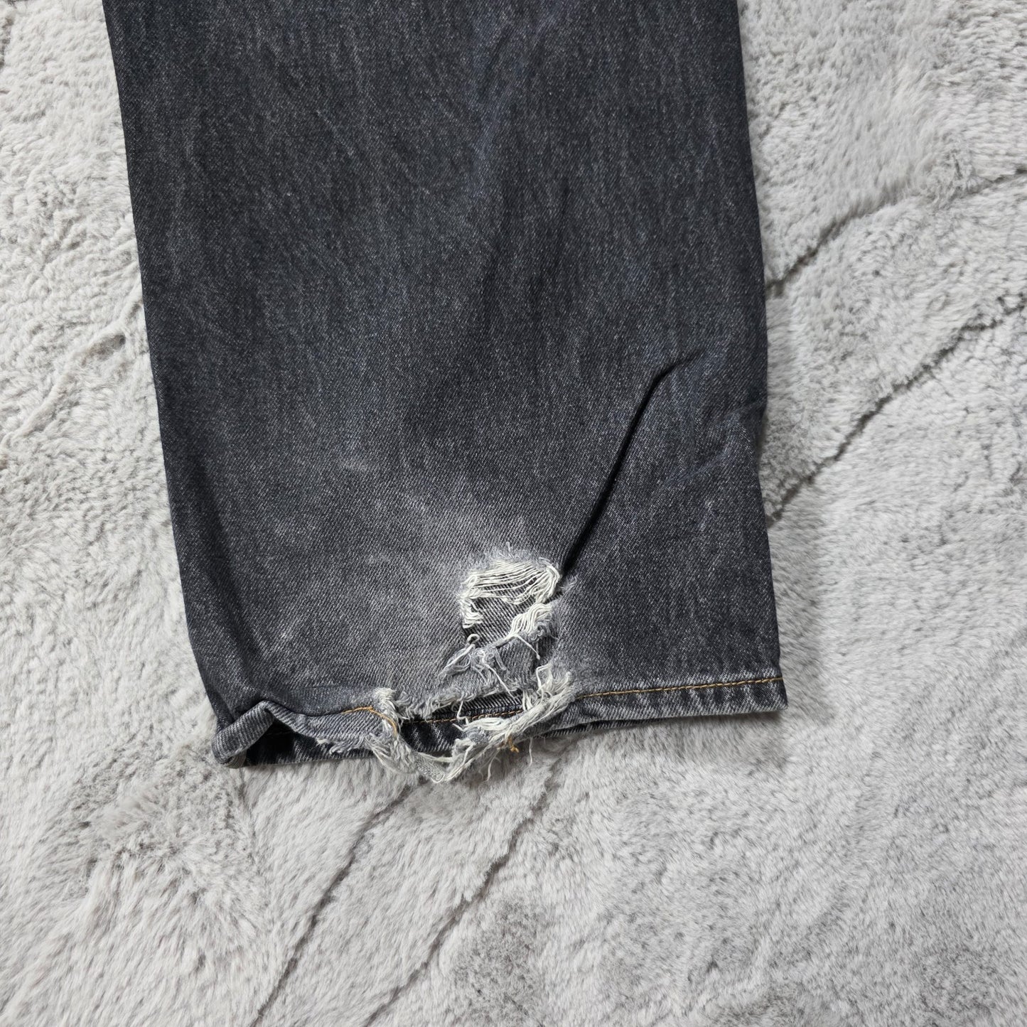 Levi’s 501XX Jeans Men’s Black Denim Button Fly Vintage Made in Mexico W42 L28