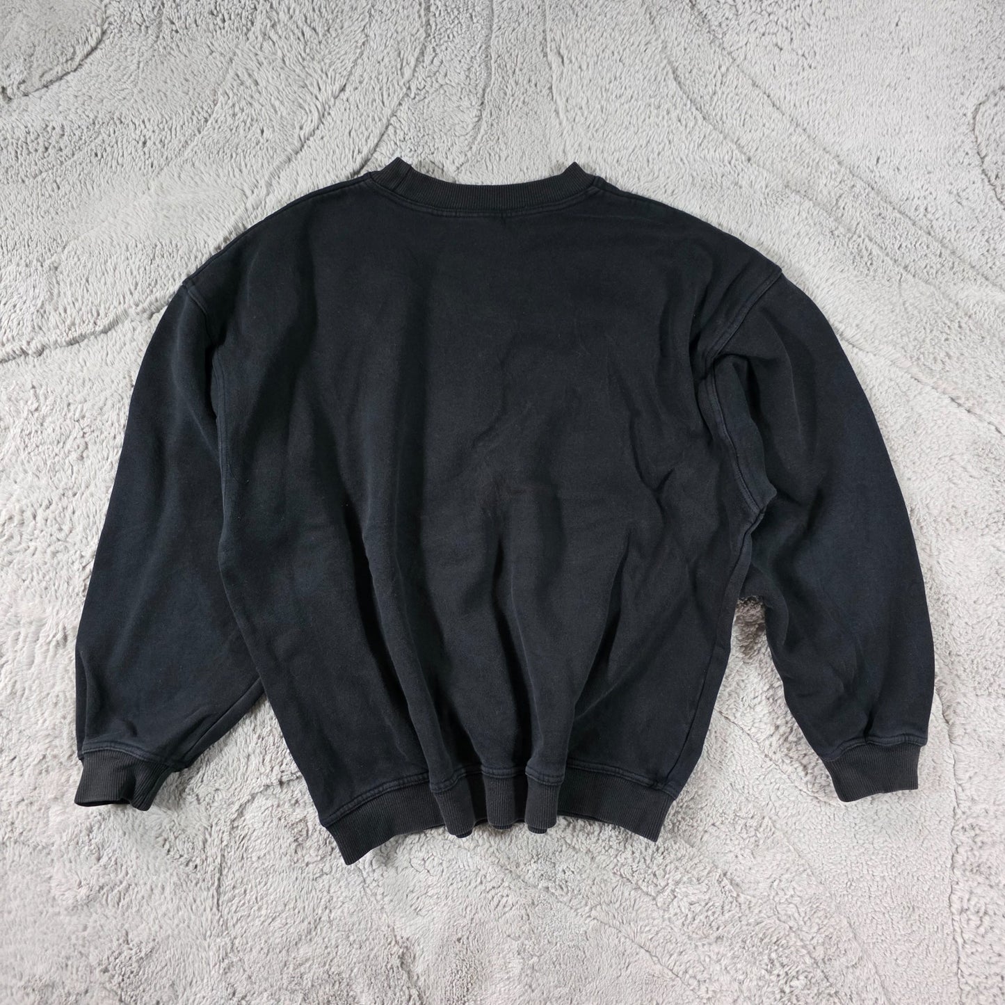 Fila Vintage Black Sweatshirt Men’s Size L Made in Canada 80s 90s Crew Neck Jump