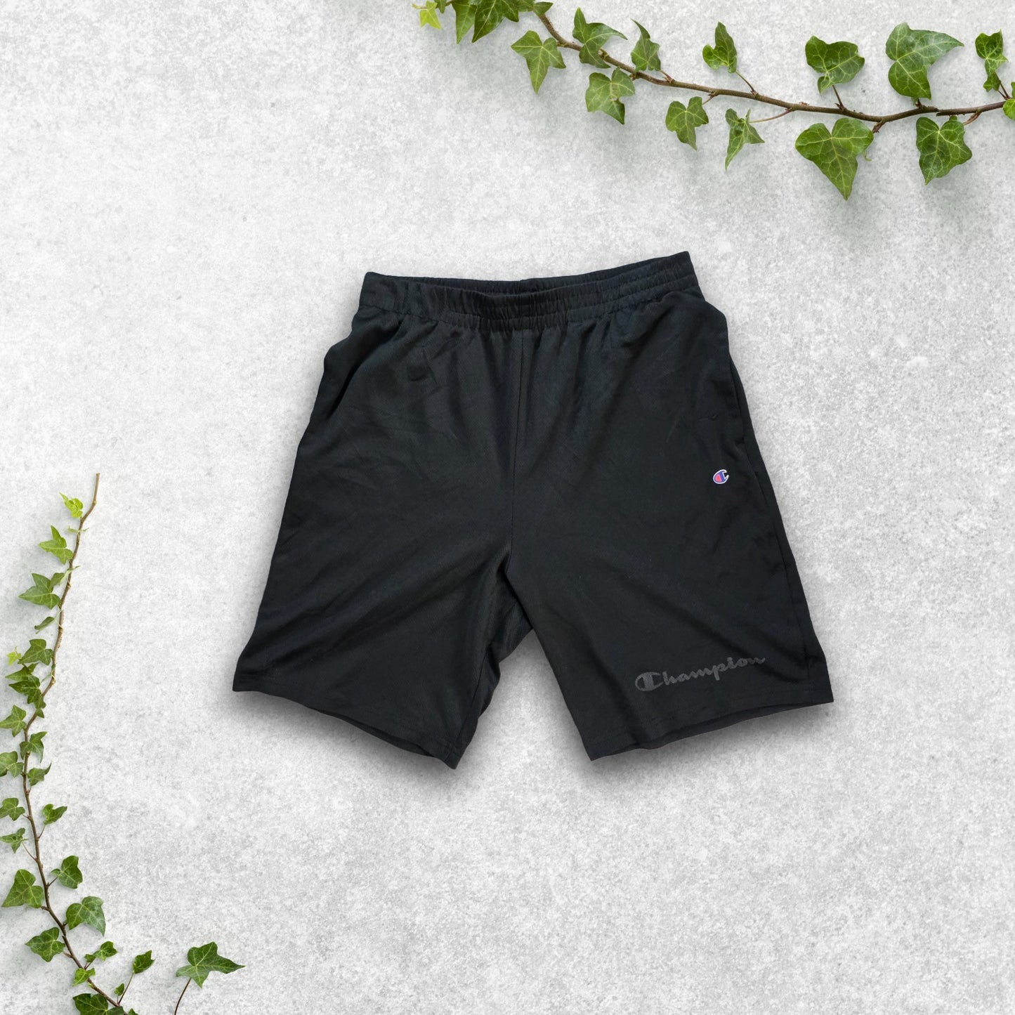 Champion Black Mesh Sports Shorts Youth XL 18/20 W26 Boys Age 14β16
