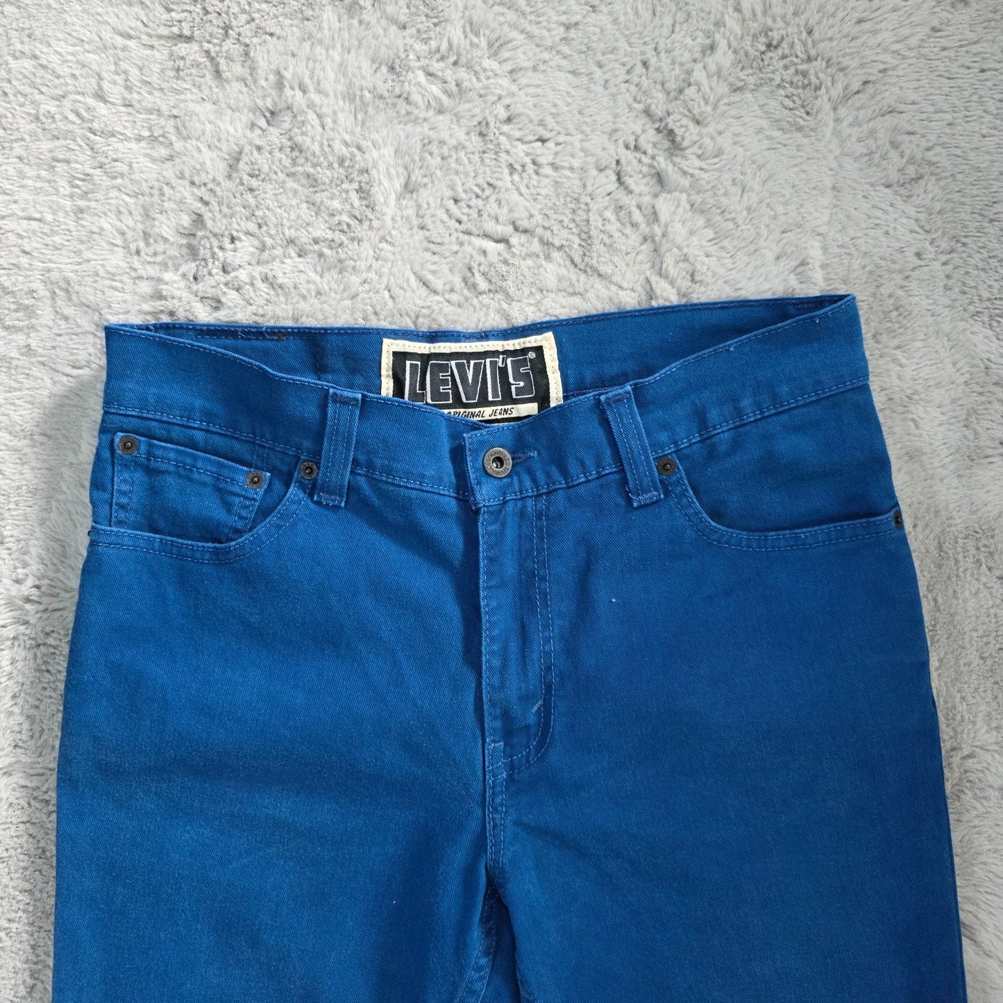 Levi’s 510 Jeans Men’s W32 L32 Bright Blue Super Skinny Vintage Mexico