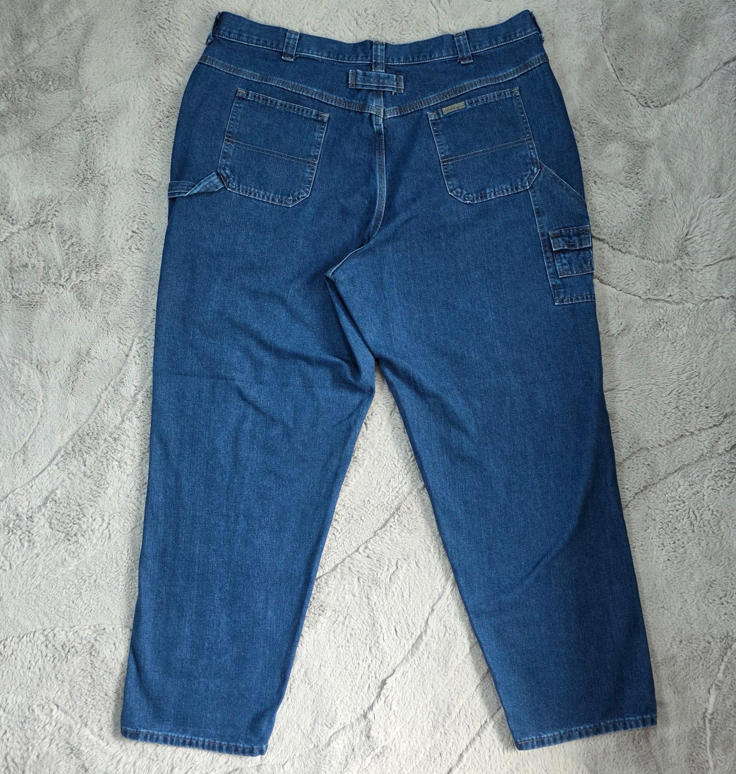 Riveted by Lee Carpenter Jeans Men’s Straight Blue (42x32) Workwear Denim