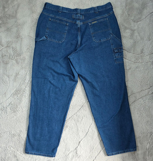 Riveted by Lee Carpenter Jeans Men’s Straight Blue (42x32) Workwear Denim
