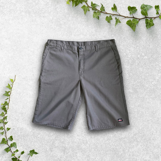 Dickies Cargo Shorts Grey W44 Long Inseam Utility Pocket Workwear Style