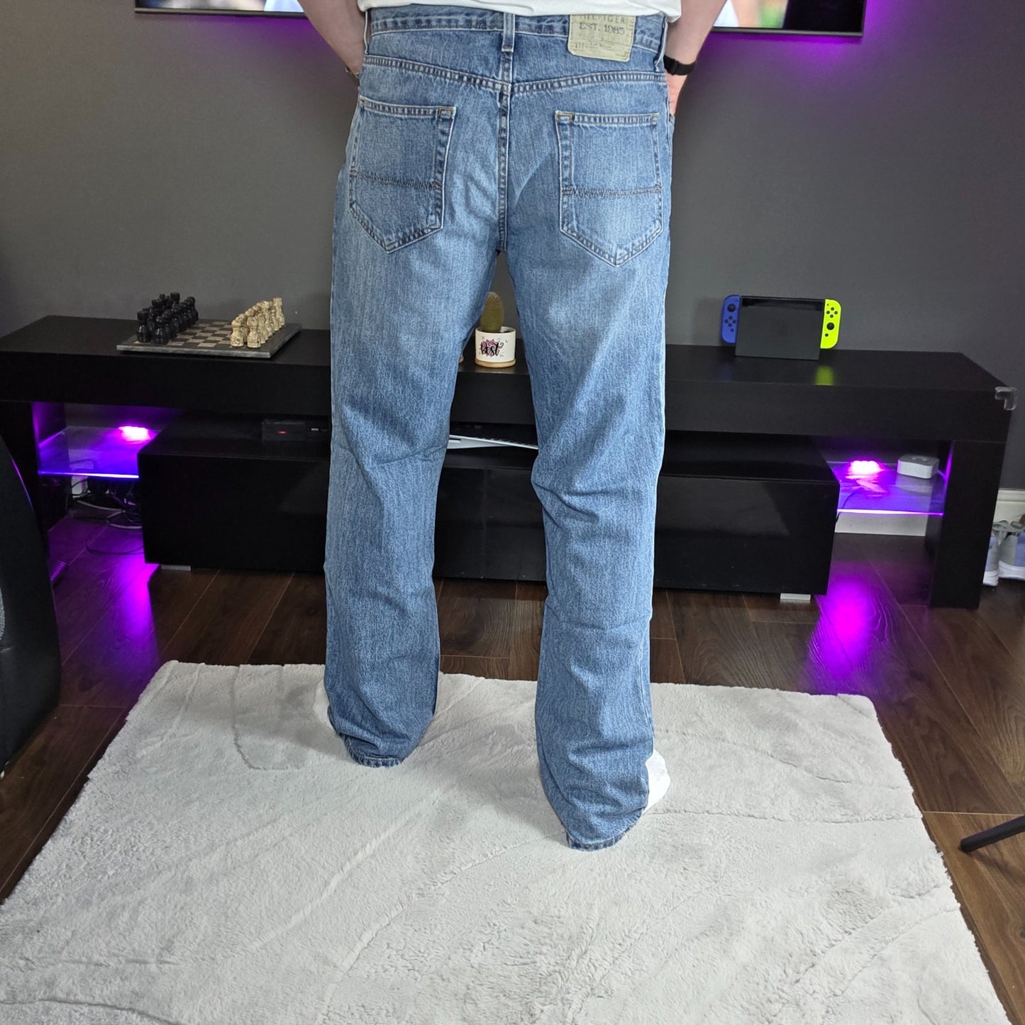 Tommy Hilfiger Freedom Y2K Blue Straight Leg Jeans W34 (36) L34 Men’s Mexico
