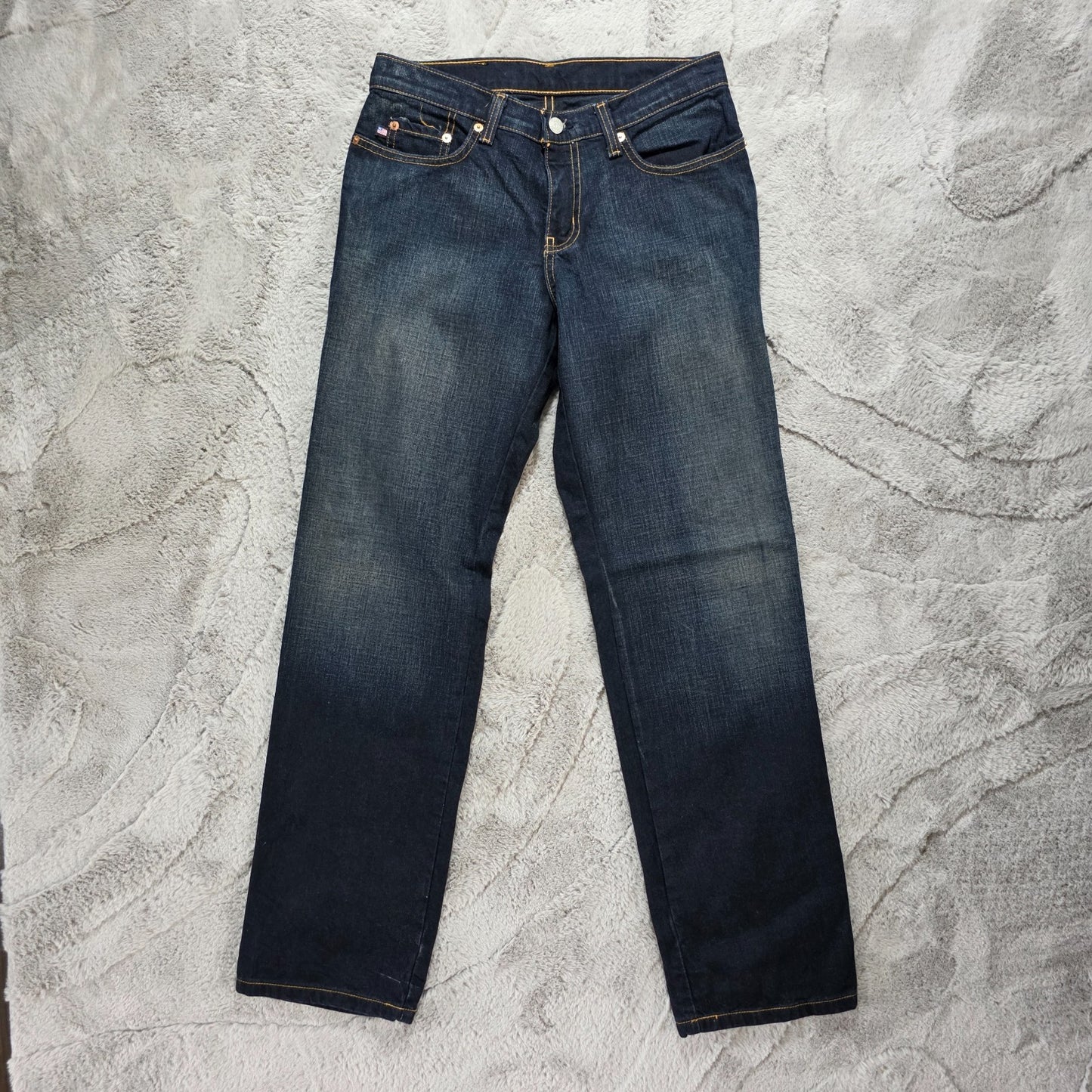Vintage Polo Jeans Co Ralph Lauren Men's Saturday Jeans W29 L31 Dark Wash Denim