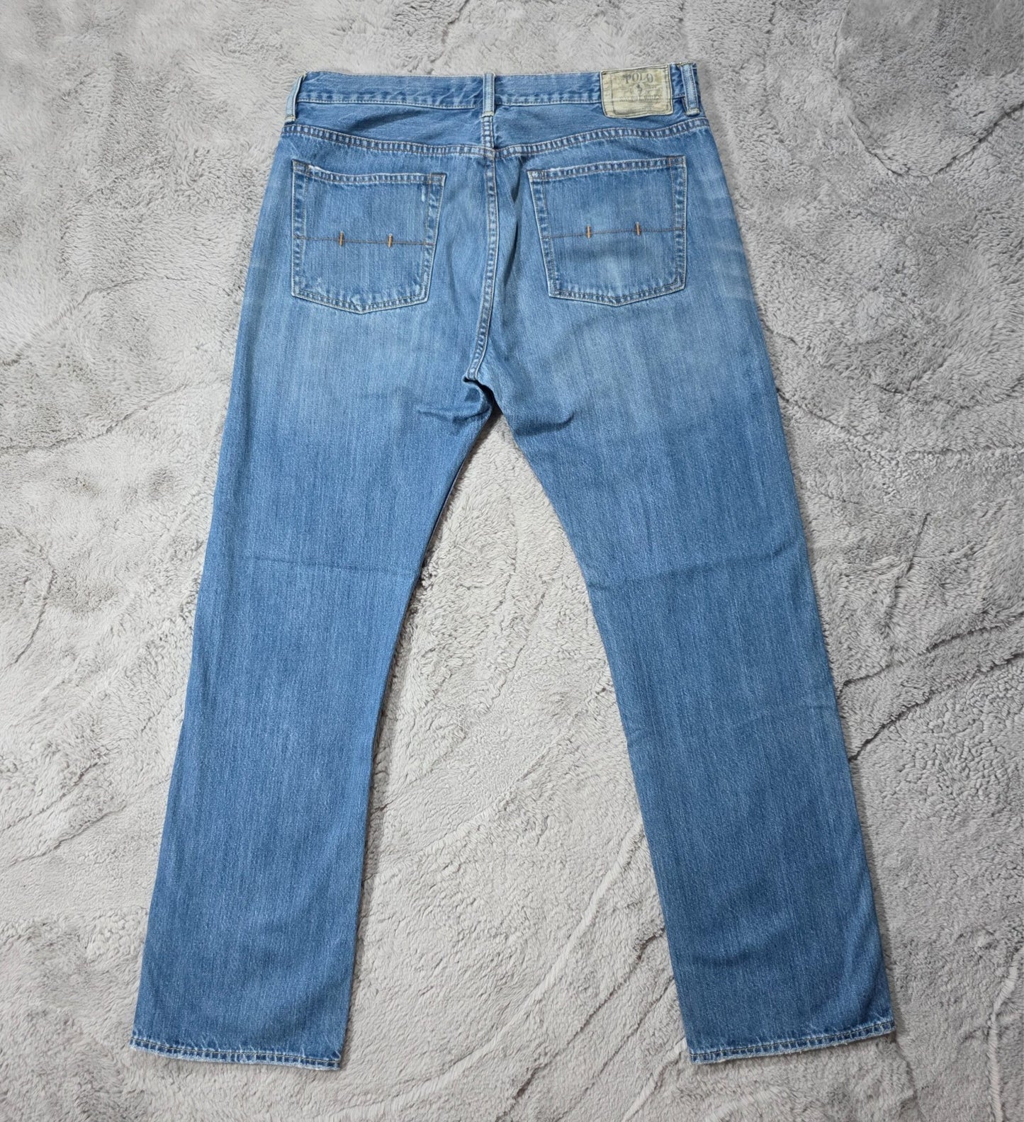 Polo Ralph Lauren Vintage 67 Blue Straight Leg Jeans W34 (36) L32 Men’s