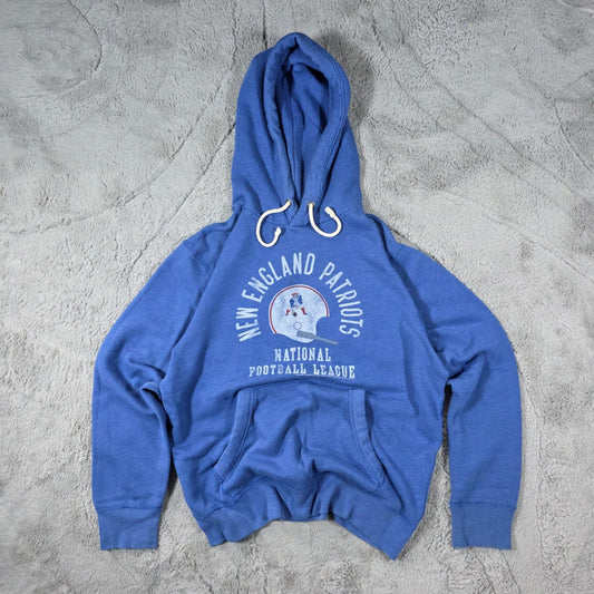 NFL New England Patriots Blue Hoodie 🏈 Team Apparel Pullover Sweatshirt XL