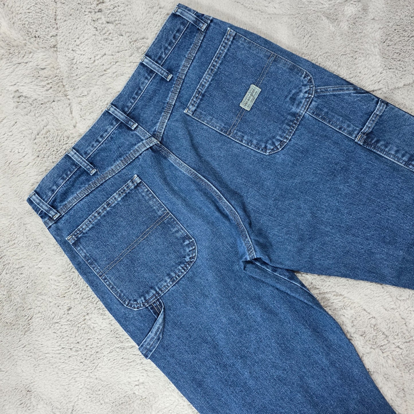 Wrangler Carpenter Jeans 94LSWDV Blue Straight Leg W36 L32 Men’s Nicaragua