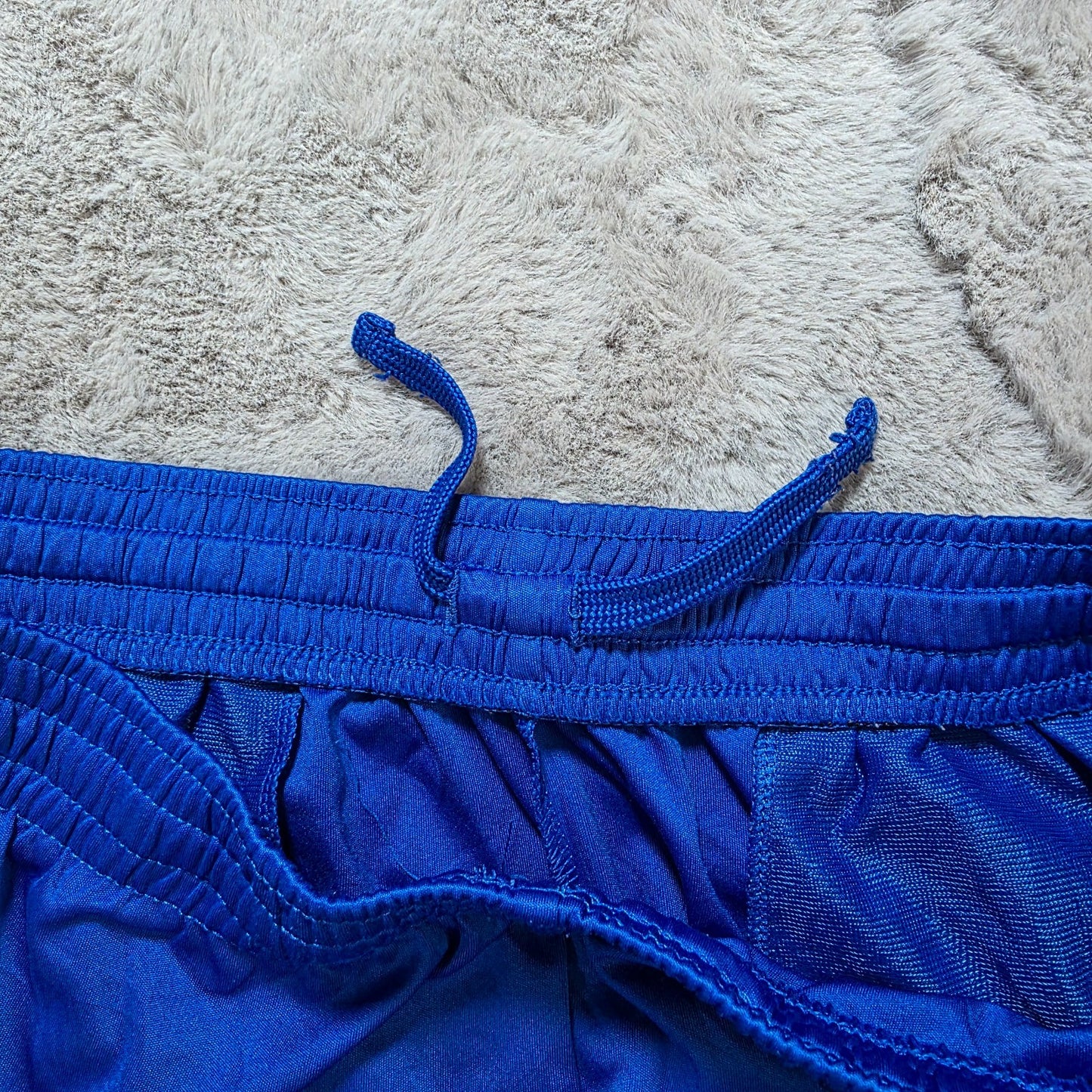 Blue Tech Gear shorts size S (W28) athletic fit side mesh panels drawstring gym