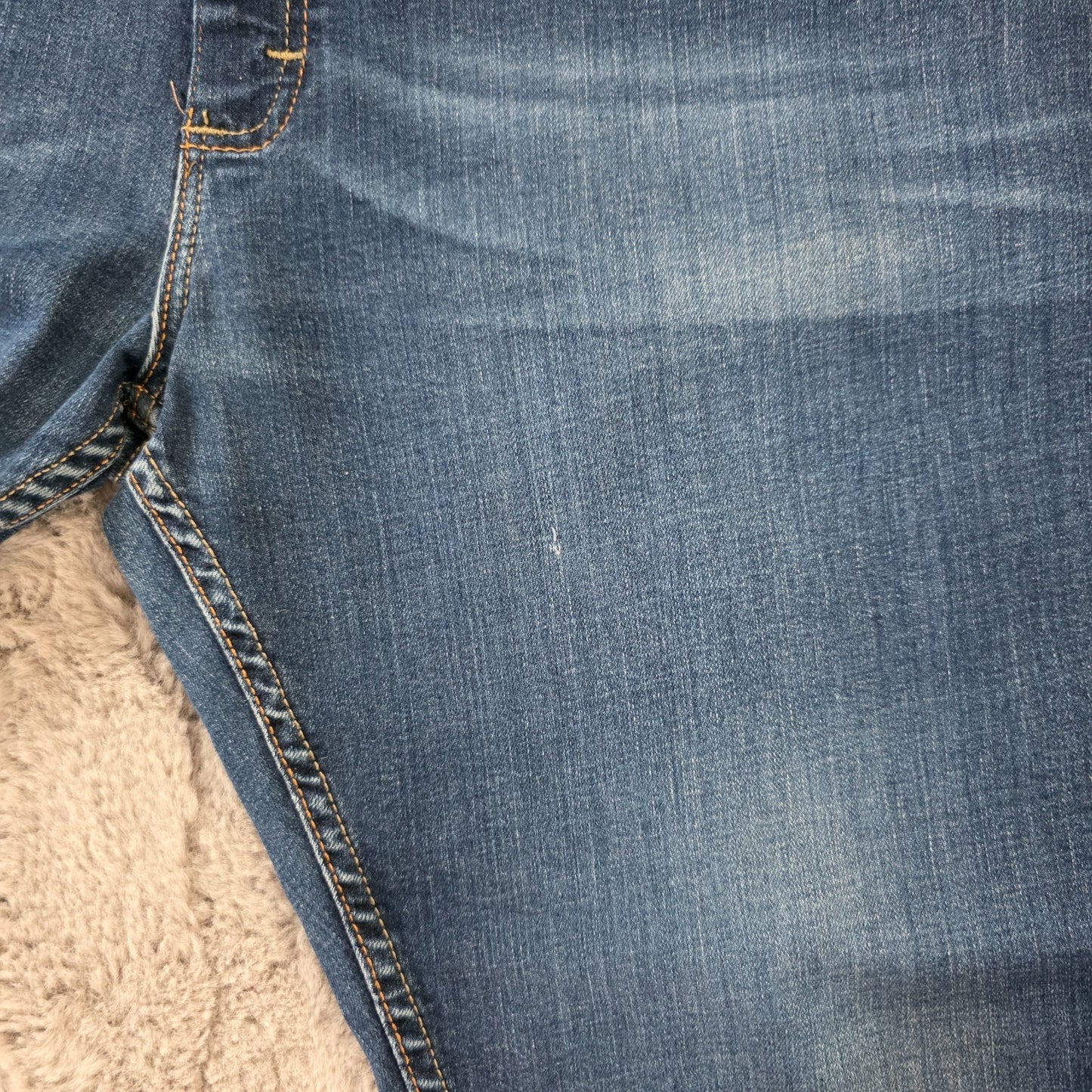 Lee Jeans Regular Fit Blue Denim W38 L29 Zip Fly Straight Leg Mexico 2009540
