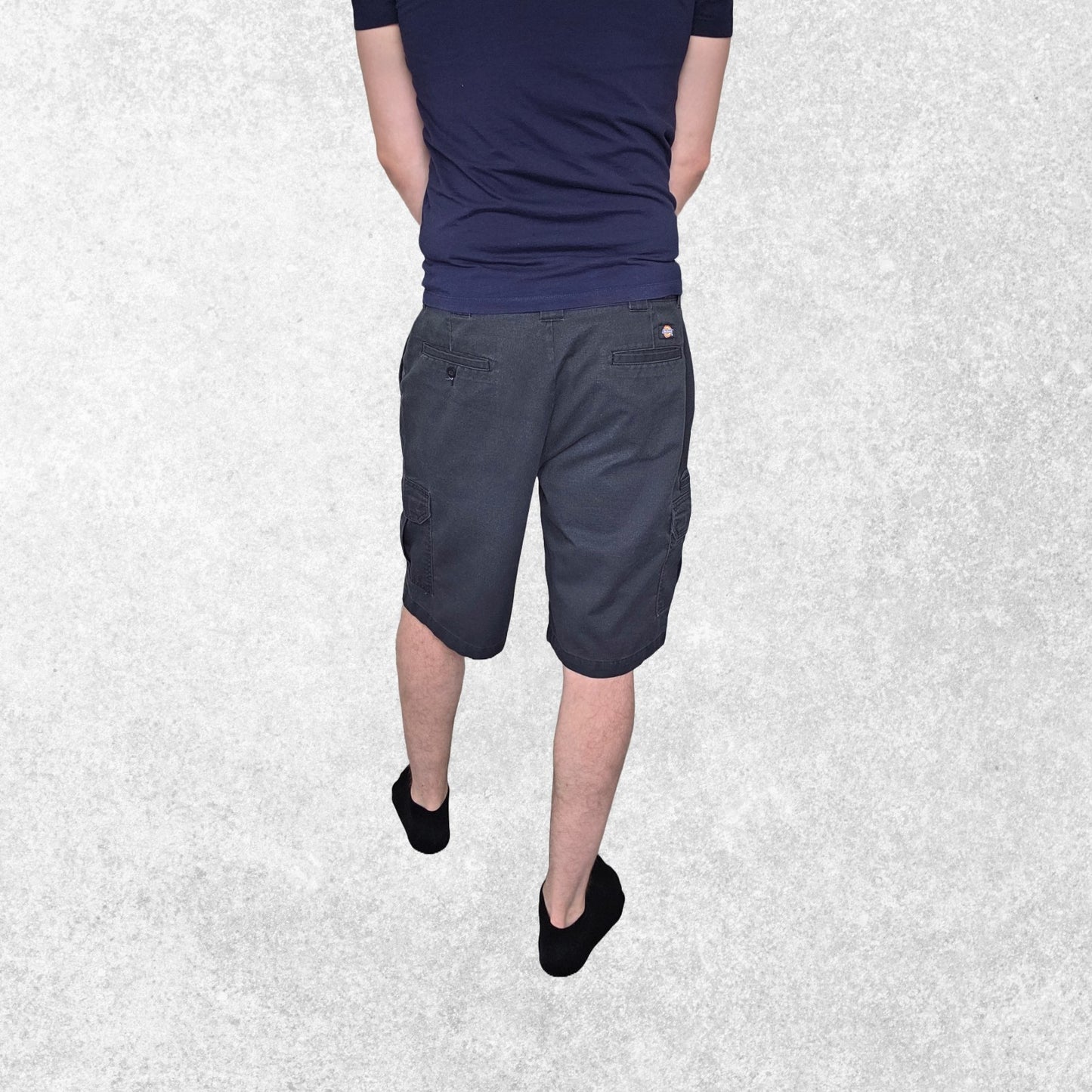 Dickies Cargo Shorts Black W36 Regular Fit Utility Pockets Workwear Cotton