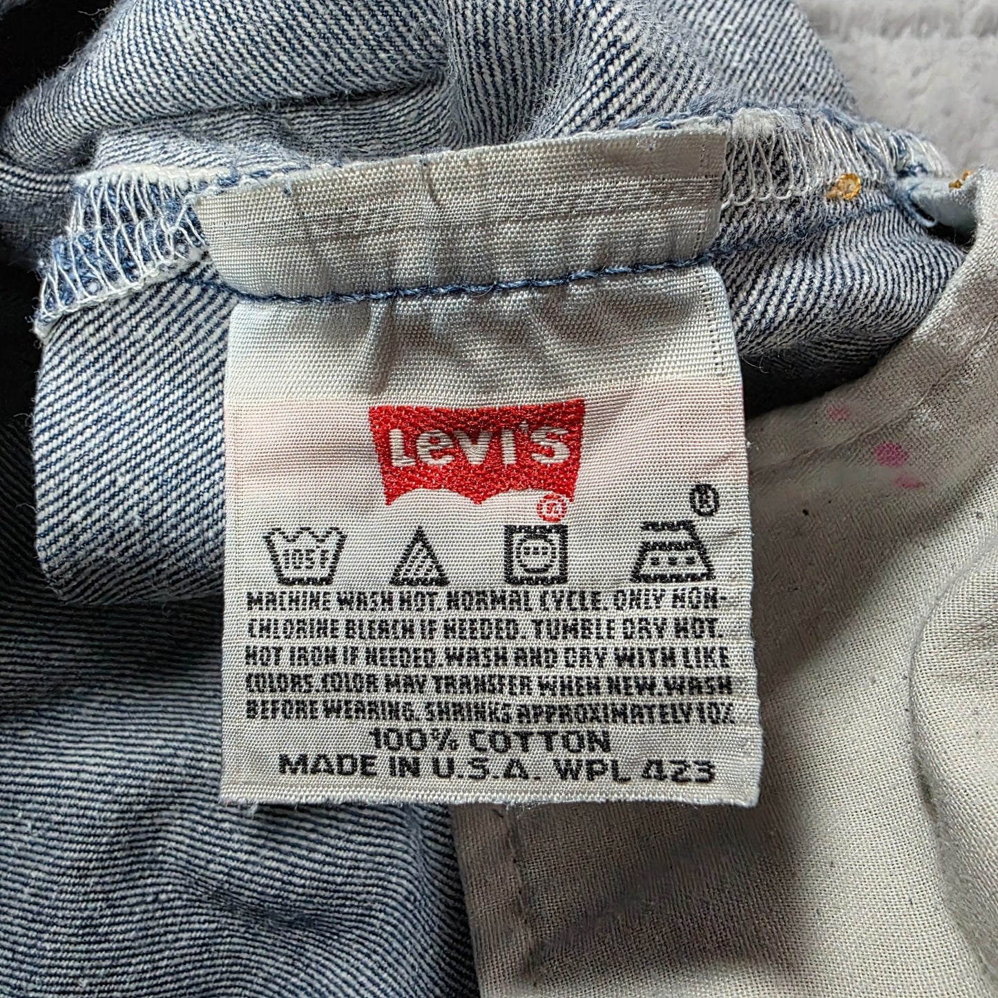 Levi’s 501XX Jeans Men’s W38 L30 Blue Button Fly Vintage 90s USA