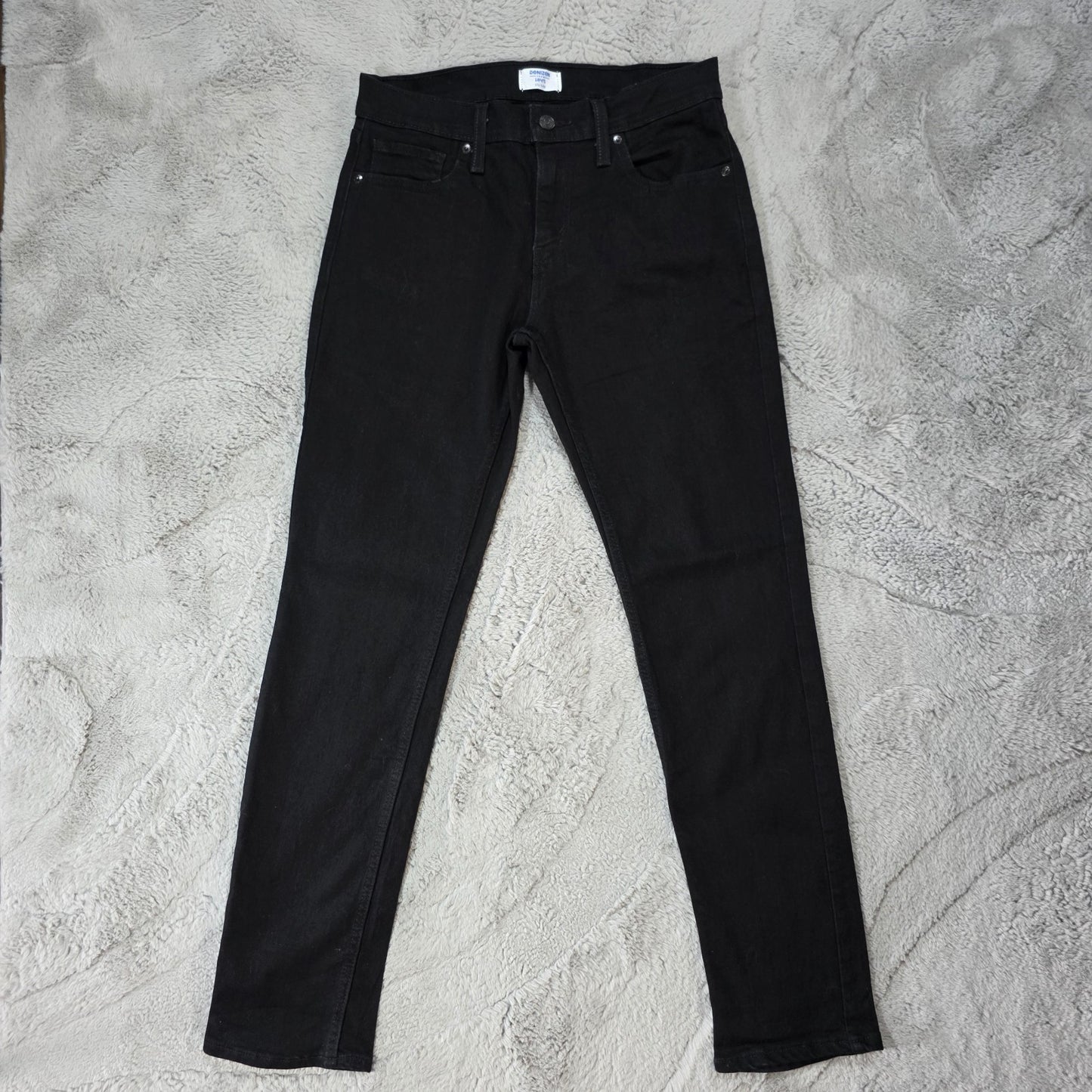 Levi Denizen 216 Slim Black Jeans W30 L32 – Stretch Denim