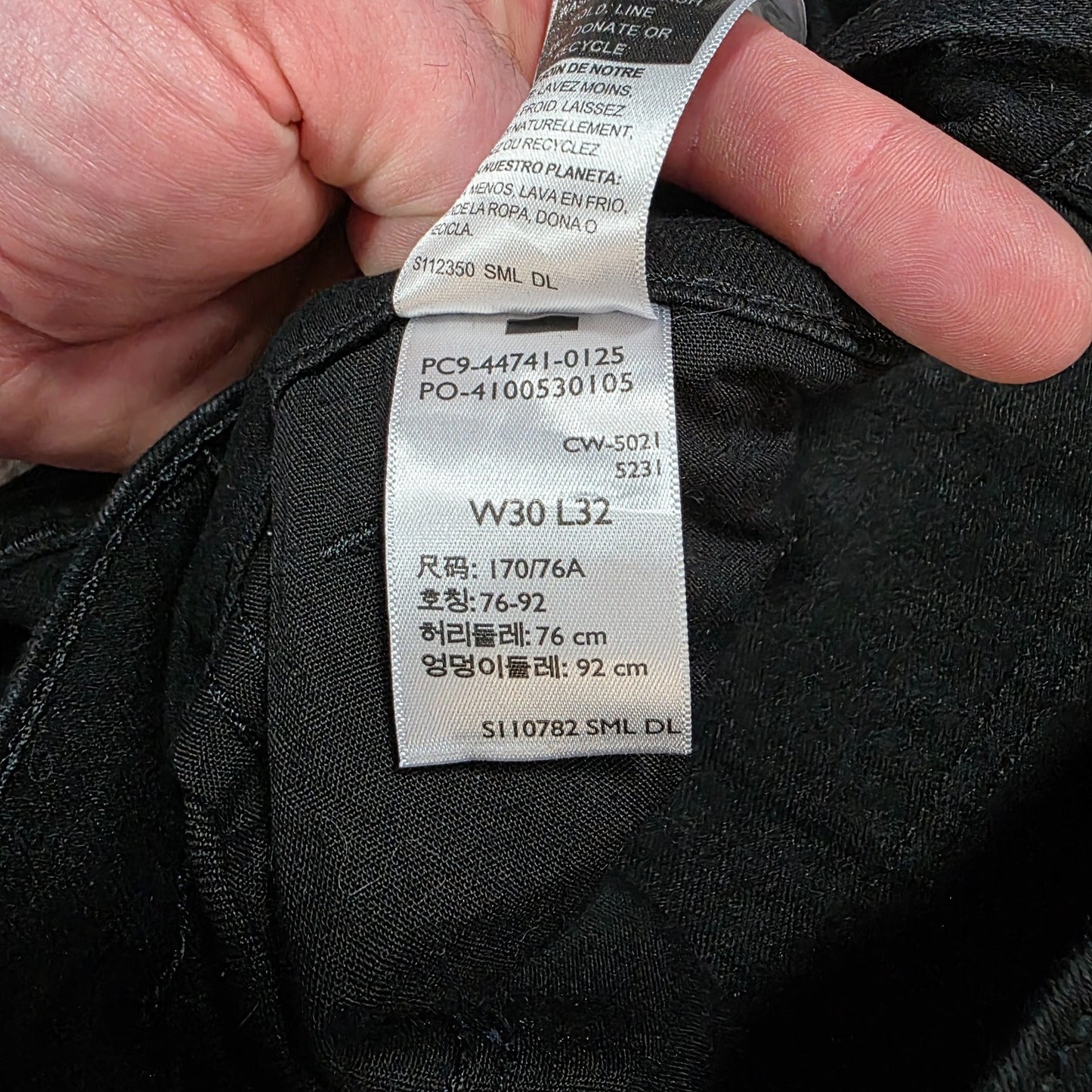 Levi Denizen 216 Slim Black Jeans W30 L32 – Stretch Denim
