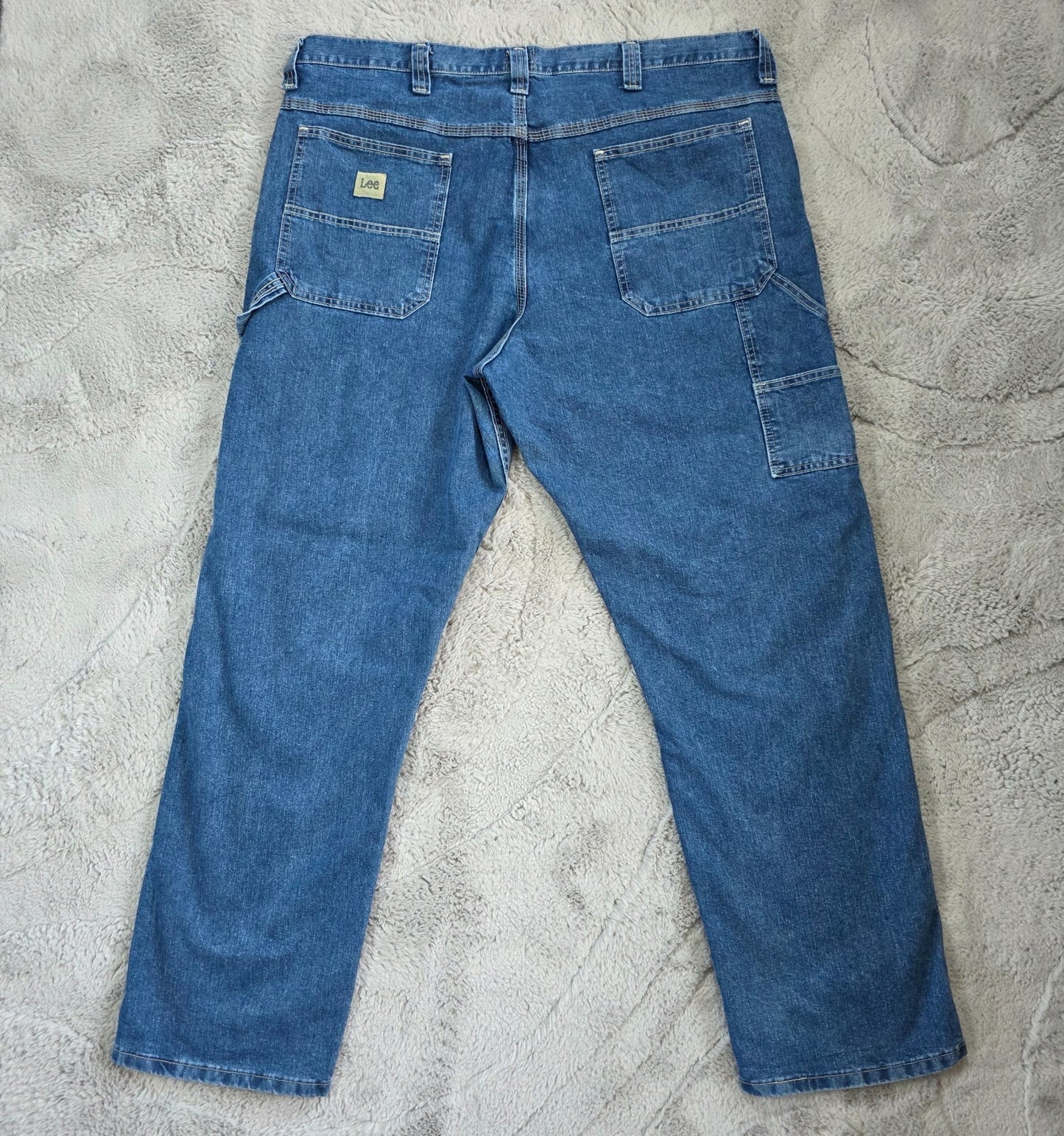 Lee Carpenter Jeans Blue W40 L32 Relaxed Fit Straight Leg Mexico