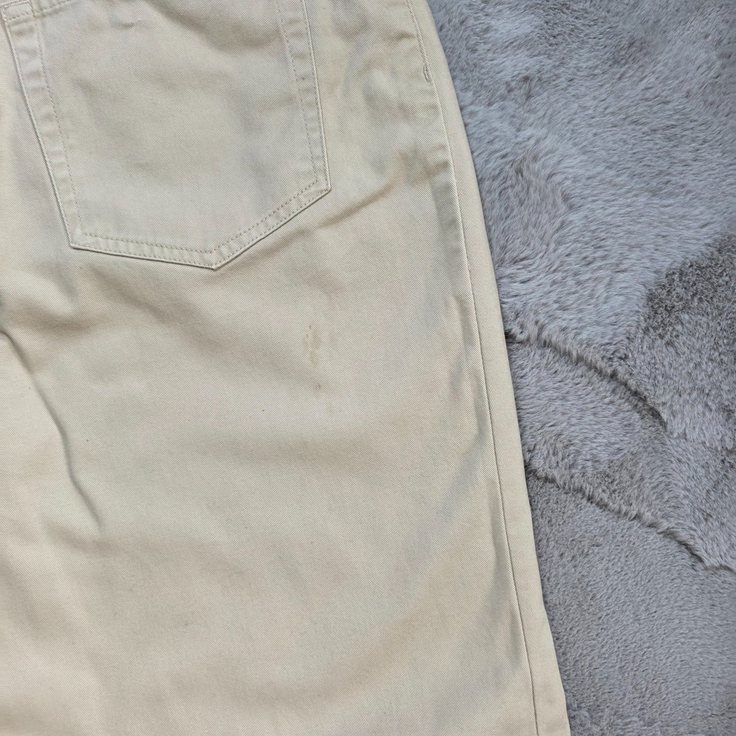 Lauren Jeans Co Ralph Lauren Beige Straight Leg Jeans W32 L29 US 8 100% Cotton