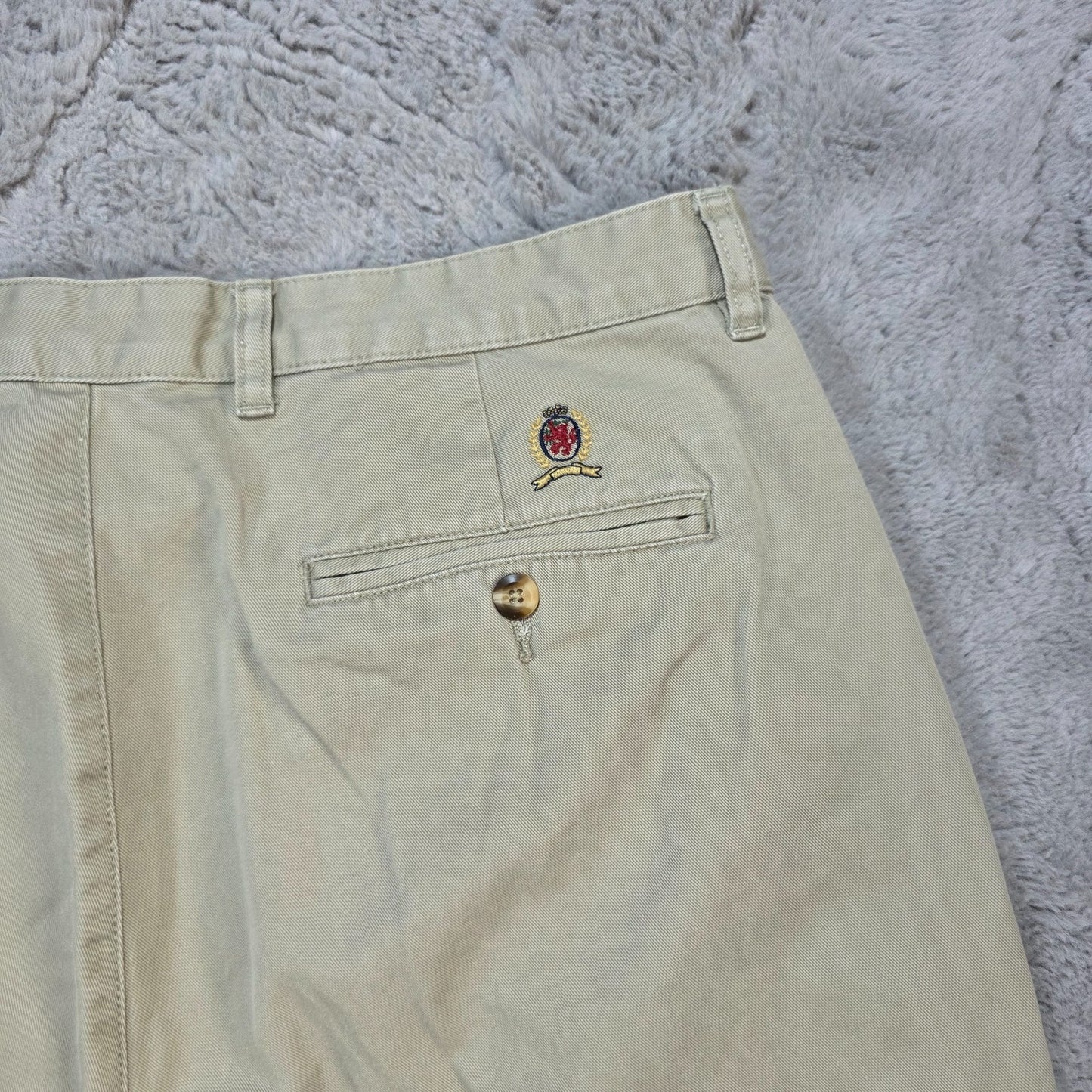 Tommy Hilfiger Beige Chino Trousers W38 L30 (Actual 36) 100% Cotton Mauritius
