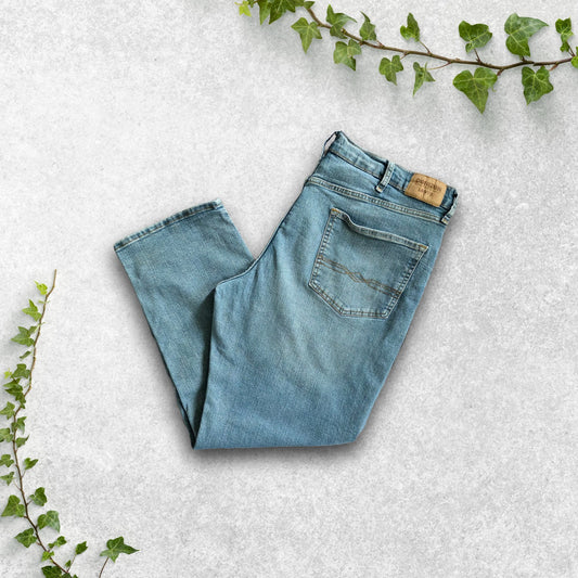 Denizen from Levi’s 231 Athletic Jeans W38 L30 Light Wash Straight Fit Faded Den