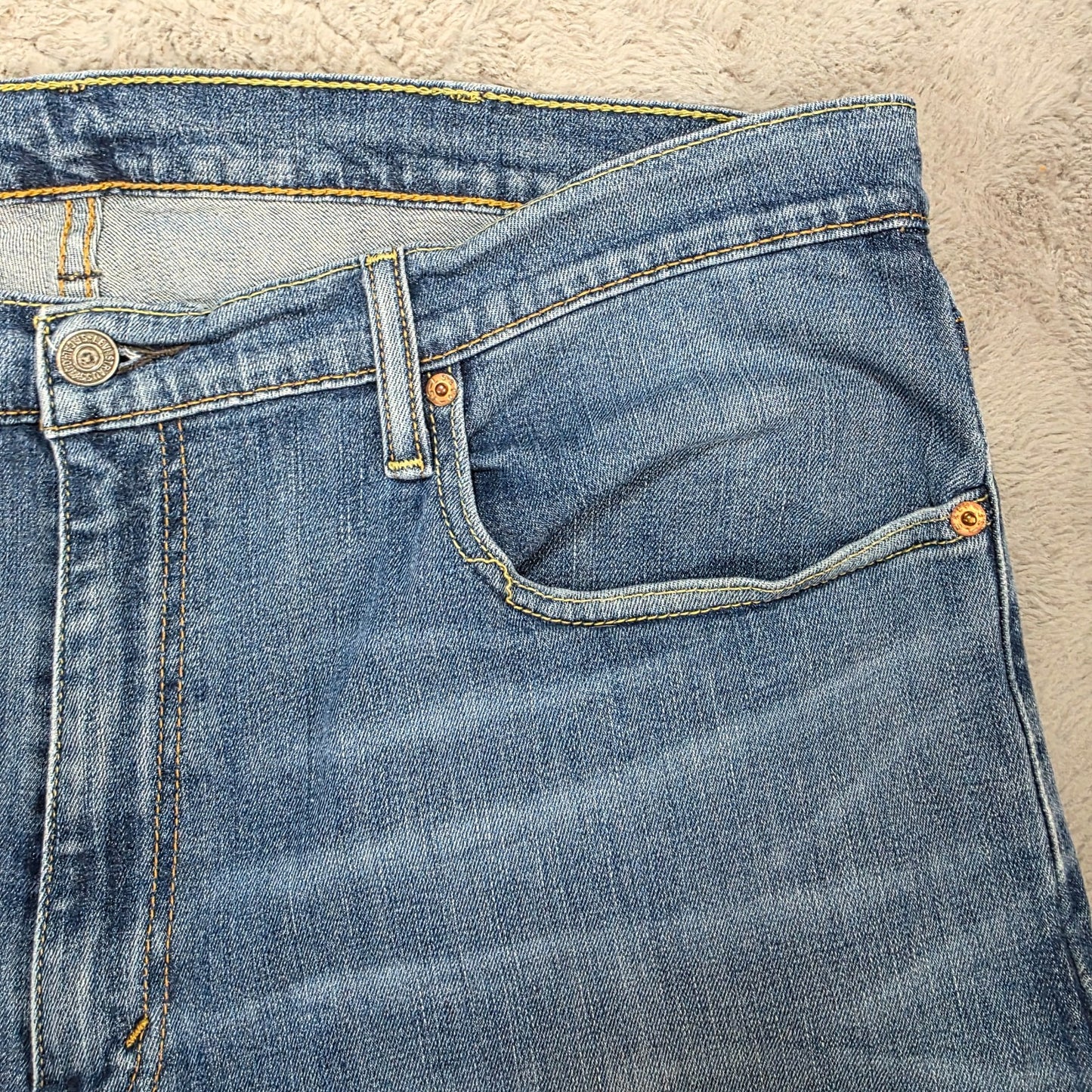 Levi’s 559 Men’s Relaxed Straight Fit Jeans Blue W40 L30 Stretch Colombia Made