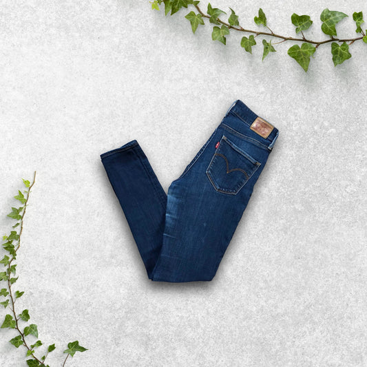 Levi's 721 High Rise Skinny Jeans W28 L30 – Women's – Few Marks – Blue Denim