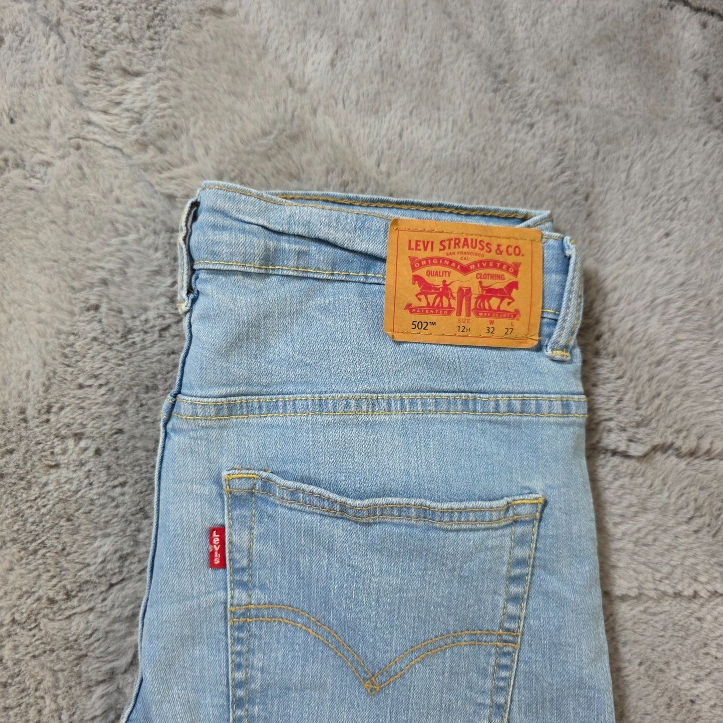 Levi's 502 Regular Taper Women's Stonewashed Denim Jeans W32 L27