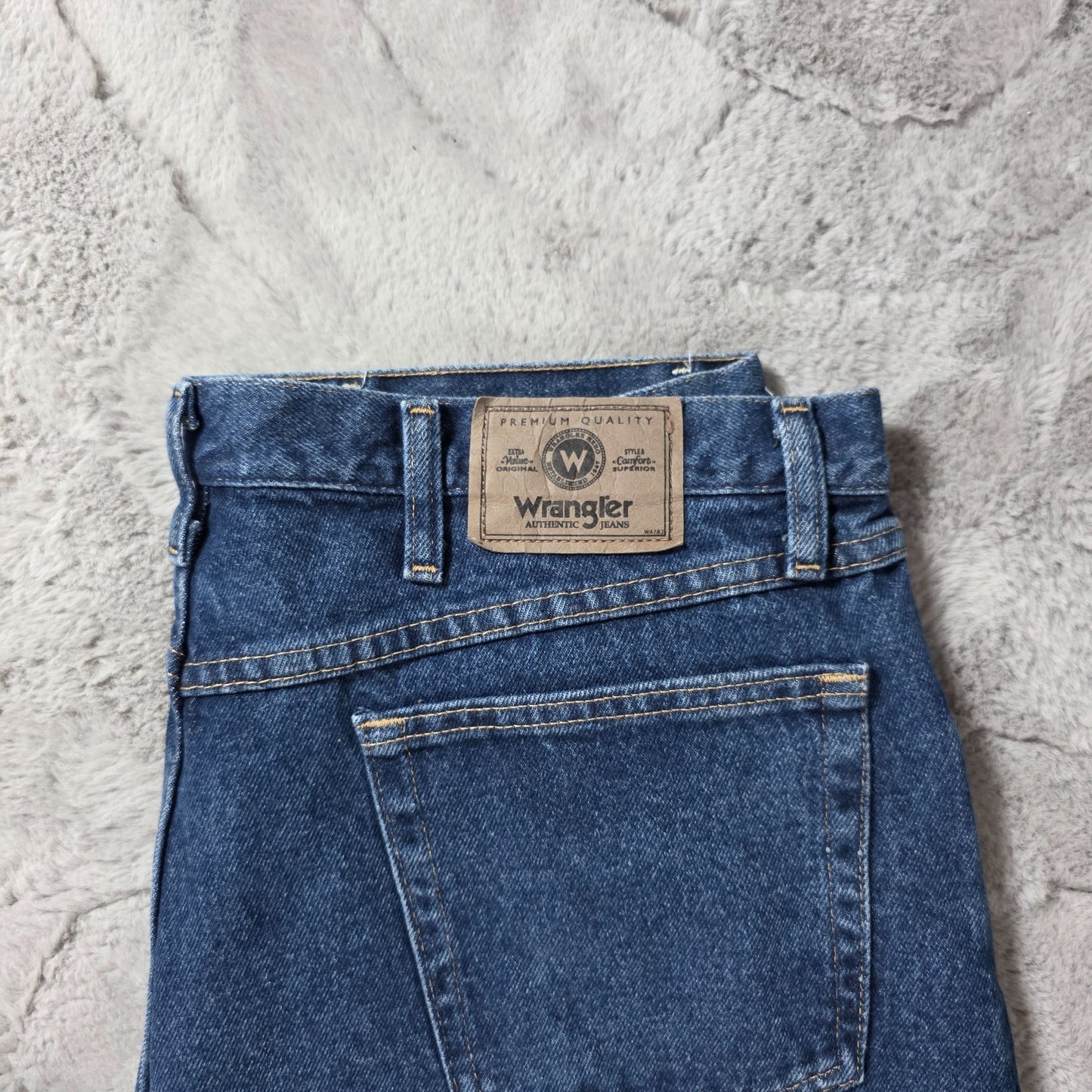 Vintage Wrangler 9760WDR Baggy Relaxed Fit Jeans W38 L29 Made in Mexico